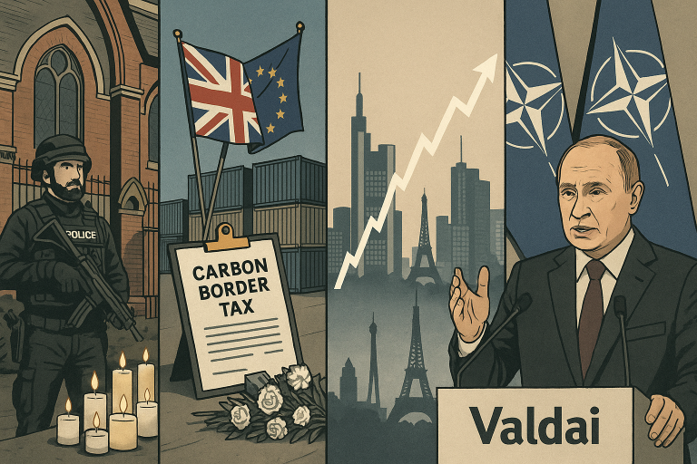 Europe bulletin: Synagogue attack in Manchester, Putin signals US reset