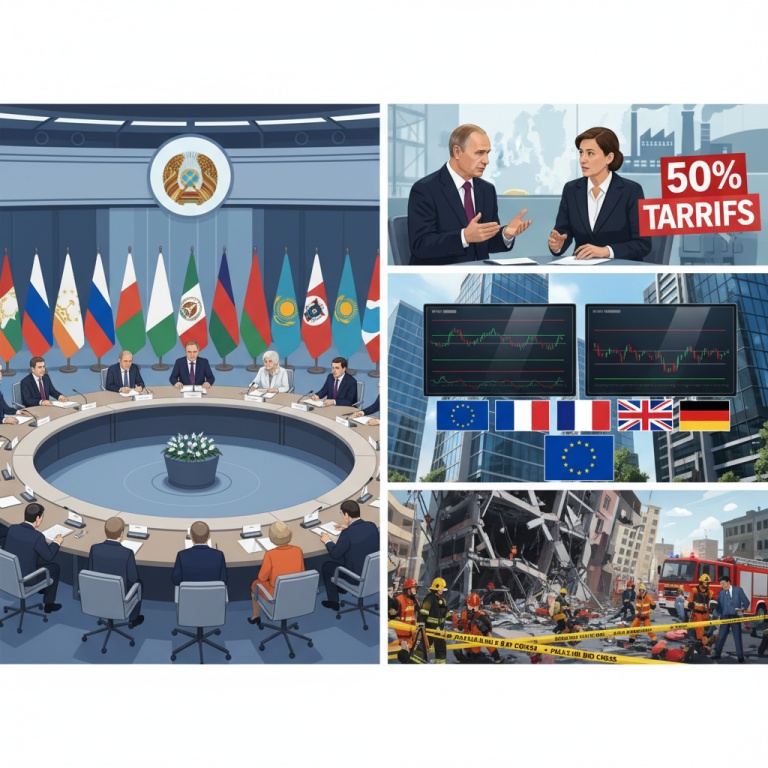 Europe bulletin: Putin to attend summit, markets close flat, EU to raise steel tariffs