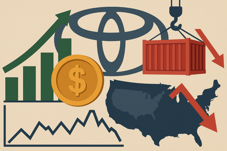 Toyota increases profit target even as US import duties hit margins