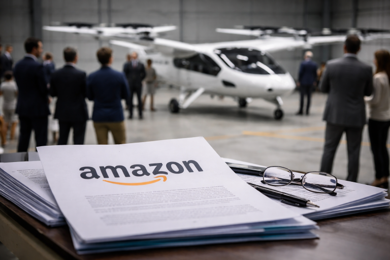 Amazon reveals new stake in this electric aircraft maker, stock jumps
